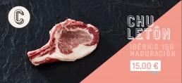 Debuche Carnes Nobles Zaragoza - Chulet&oacute;n Ib&eacute;rico 15 d&iacute;as Maduraci&oacute;n - Carne a domicilio - Carnicer&iacute;a online